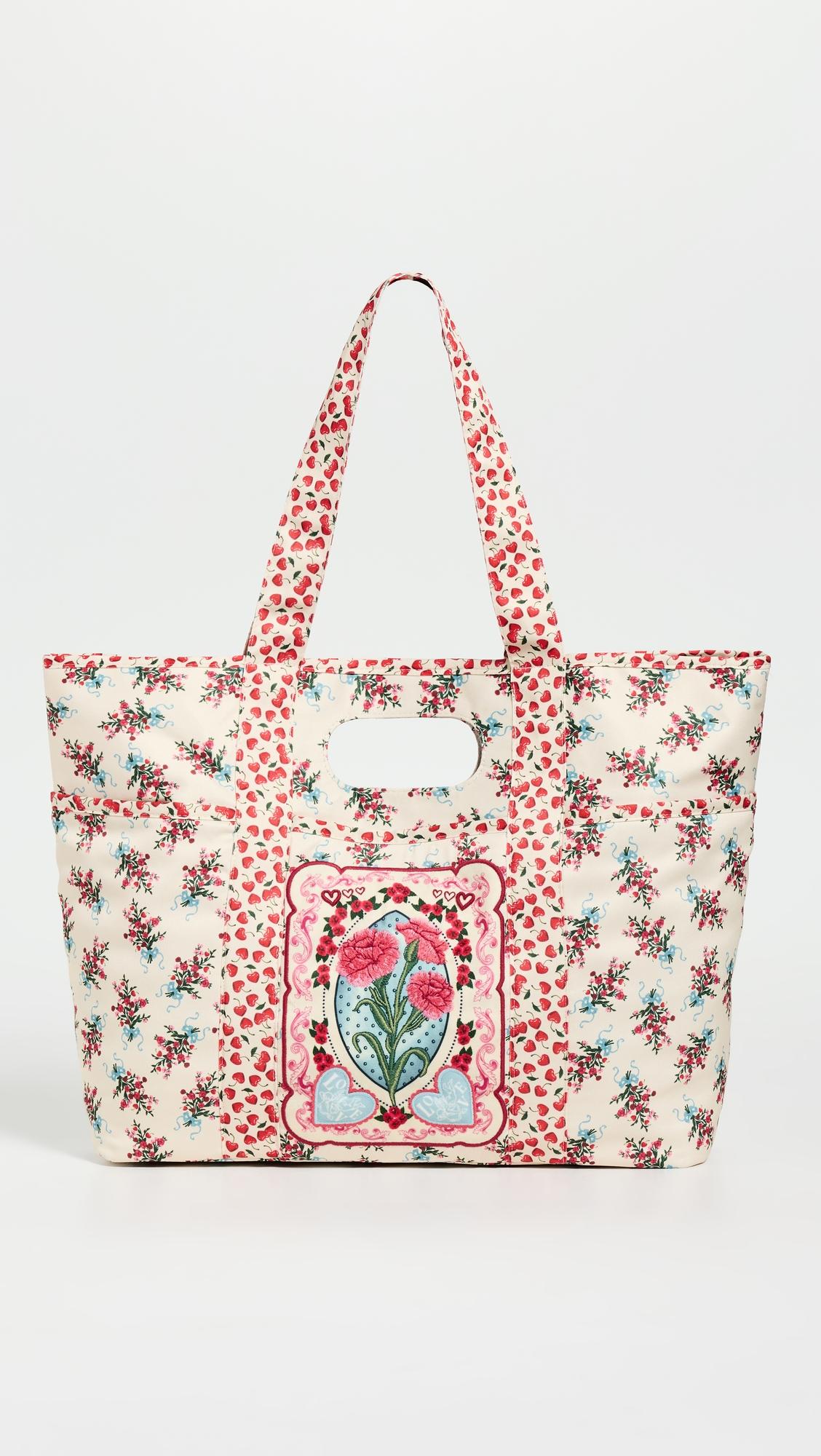 Anna Cherish Embroidered Tote Bag by AGUA BENDITA