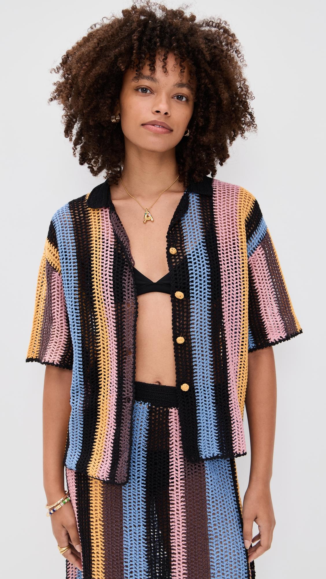 Axel Crochet Shirt by AGUA BENDITA