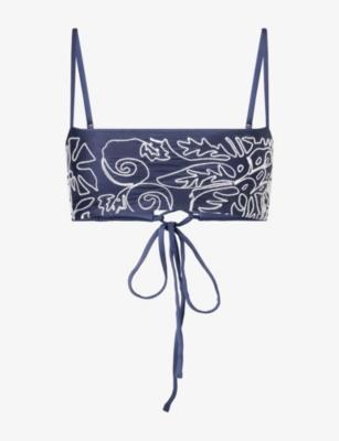Brietta Batik Bikini Top by AGUA BENDITA