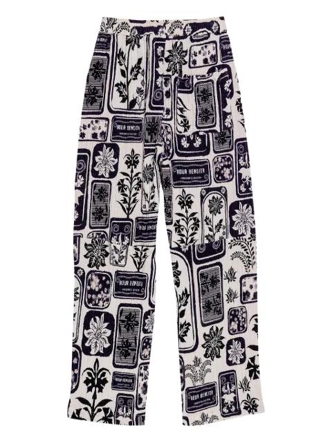 Frank floral-print trousers by AGUA BENDITA