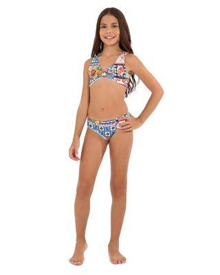 Girls' Paz Two Piece Swimsuit - Little Kid by AGUA BENDITA