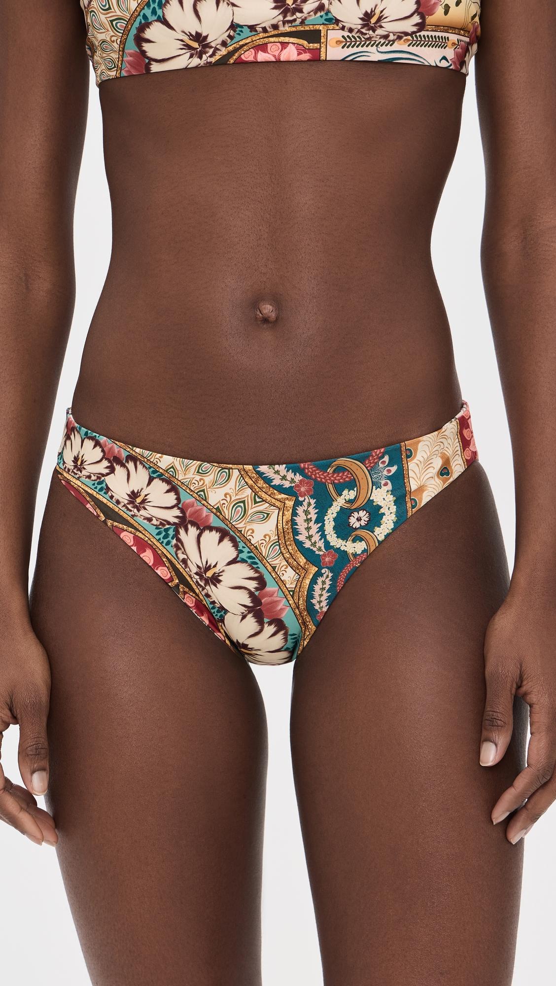 Ilu Plume Reversible Full Coverage Bikini Bottoms by AGUA BENDITA
