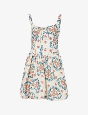 Spring Cherish Cotton Mini Dress by AGUA BENDITA