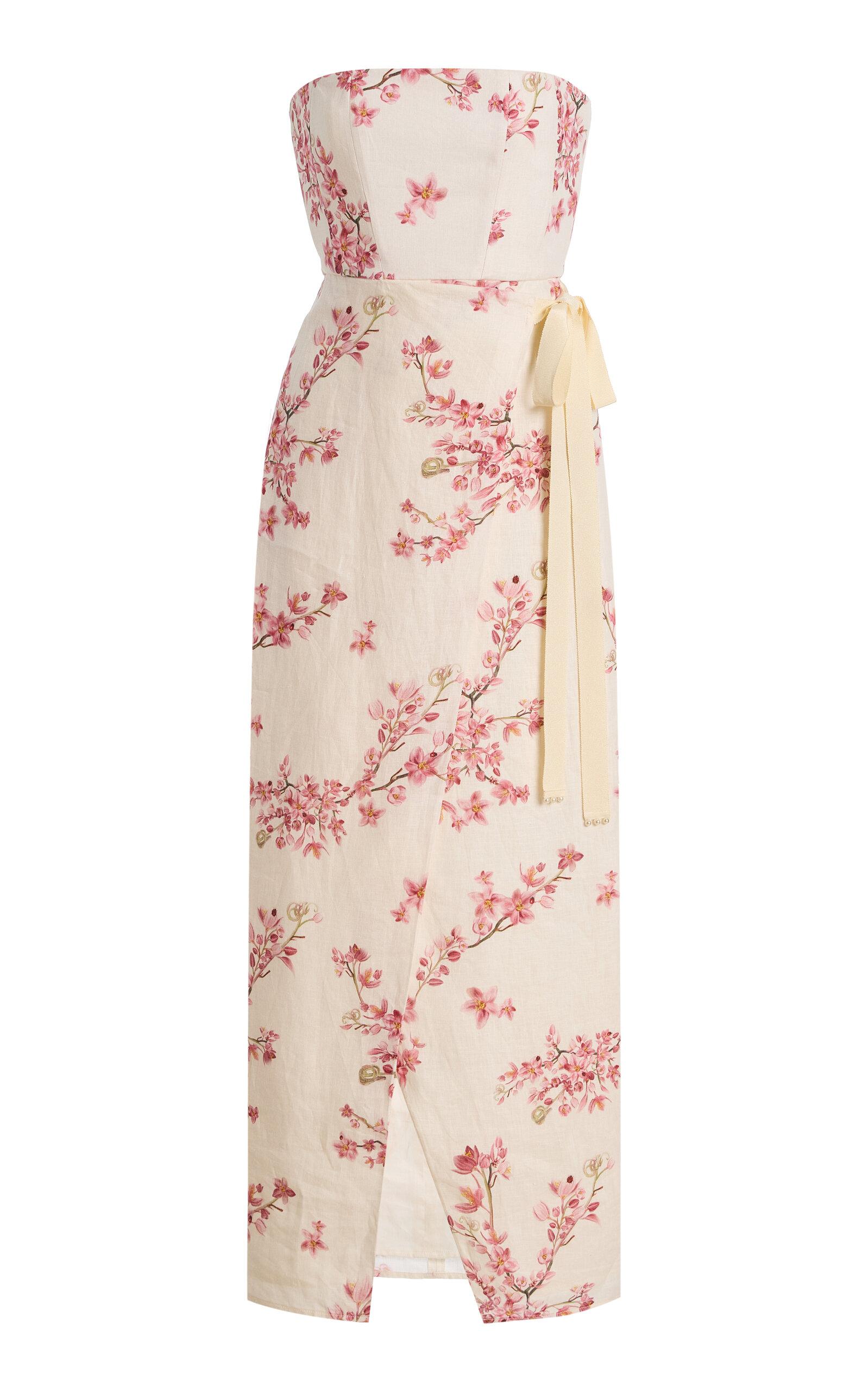 Agua by Agua Bendita Exclusive Cinefilo Cauca Linen Maxi Dress - Moda Operandi by AGUA BY AGUA BENDITA