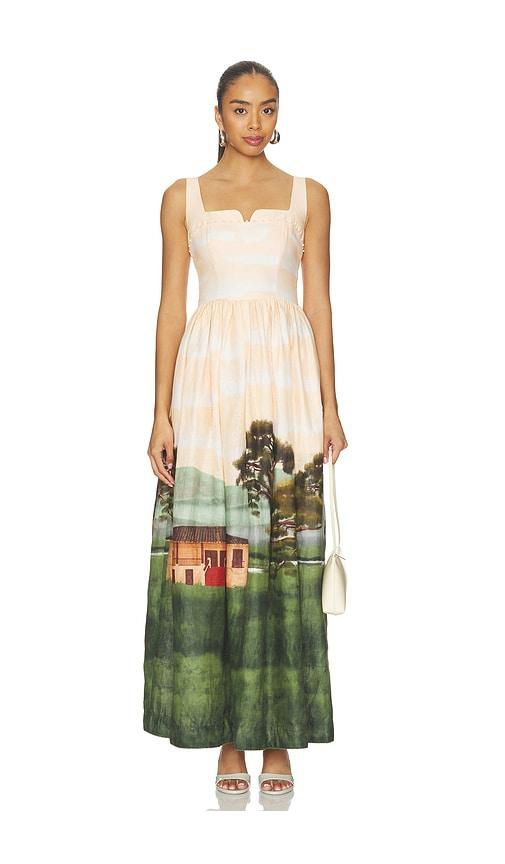 Agua by Agua Bendita Jaspe Paraiso Dress in Peach by AGUA BY AGUA BENDITA