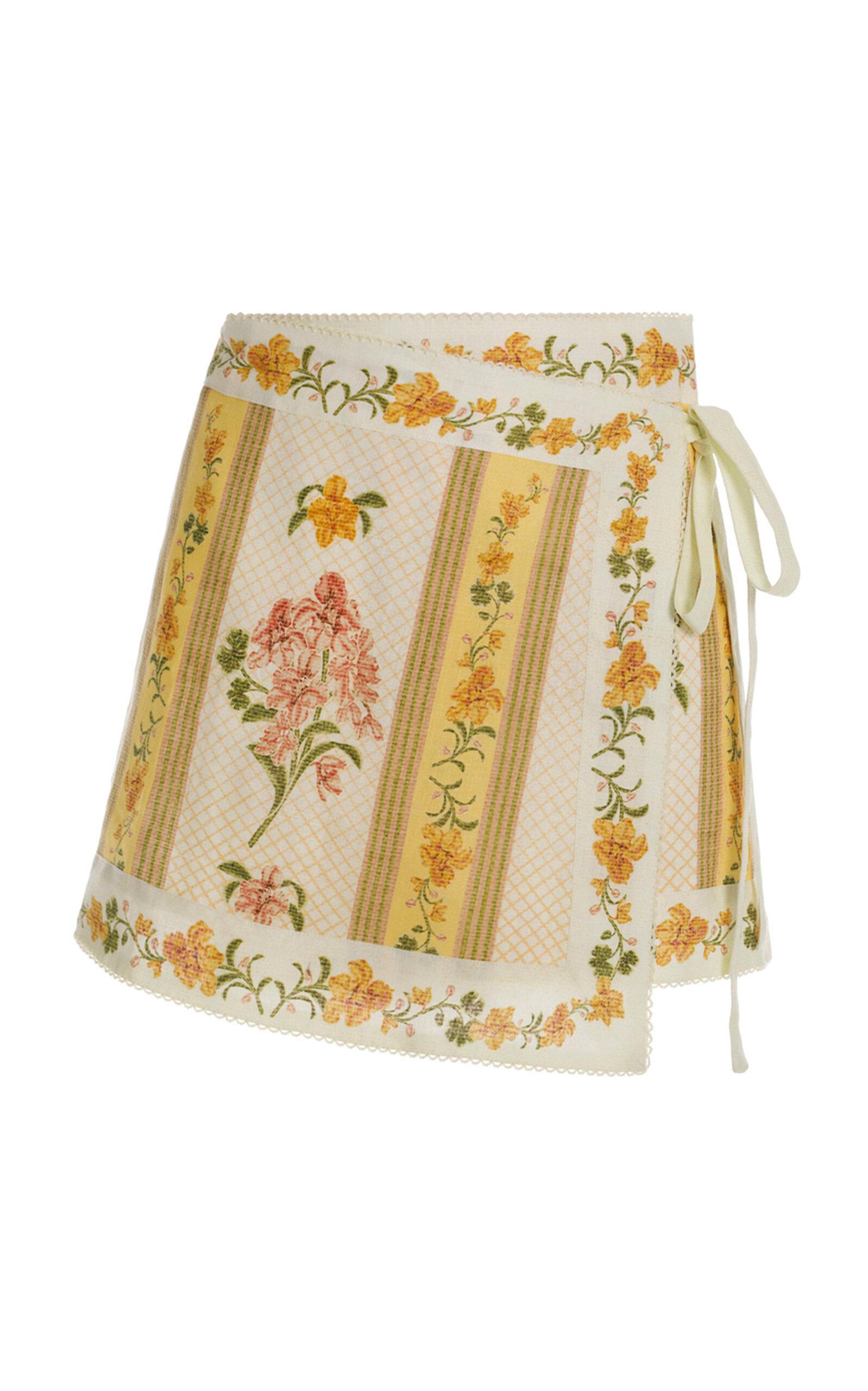 Agua by Agua Bendita Luna Cordillera Linen Pareo - Moda Operandi by AGUA BY AGUA BENDITA