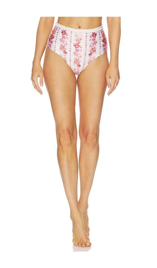 Agua by Agua Bendita Nopal Bikini Bottom in Cream by AGUA BY AGUA BENDITA