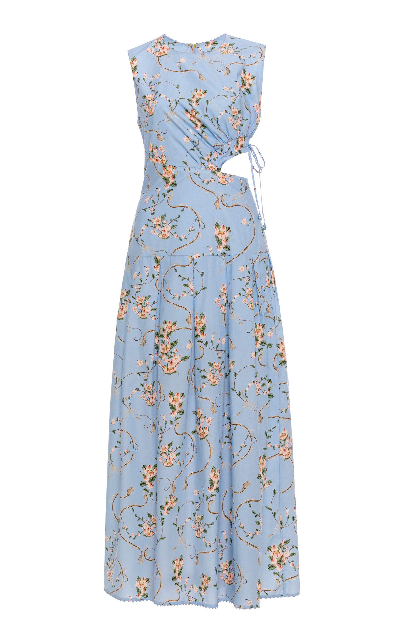 Agua by Agua Bendita Otoño Navegante Cotton Maxi Dress - Moda Operandi by AGUA BY AGUA BENDITA