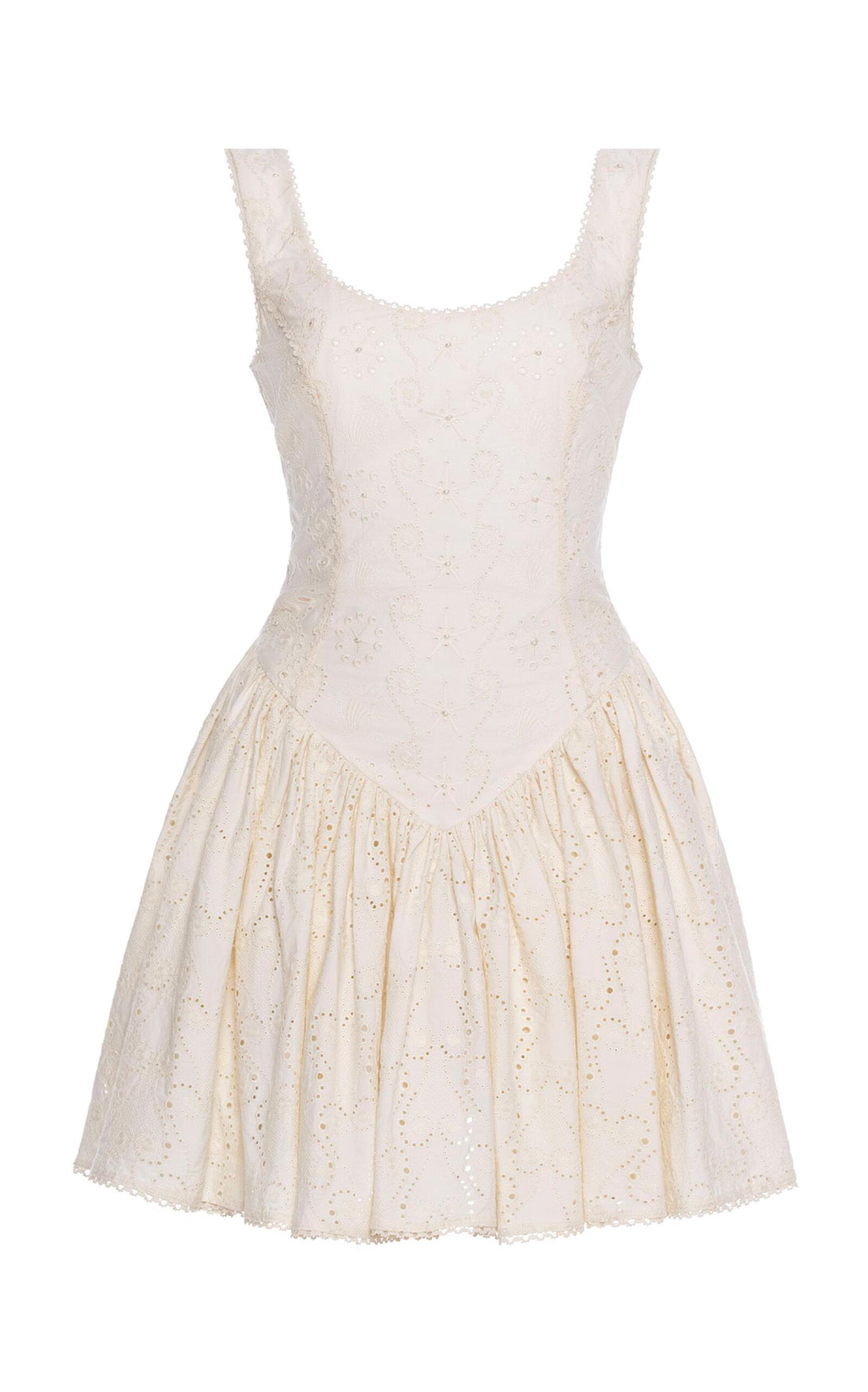 Agua by Agua Bendita Pluma Playa Cotton Mini Dress - Moda Operandi by AGUA BY AGUA BENDITA