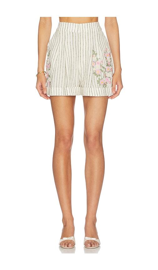 Agua by Agua Bendita Rommy Paraiso Skirt in Beige by AGUA BY AGUA BENDITA