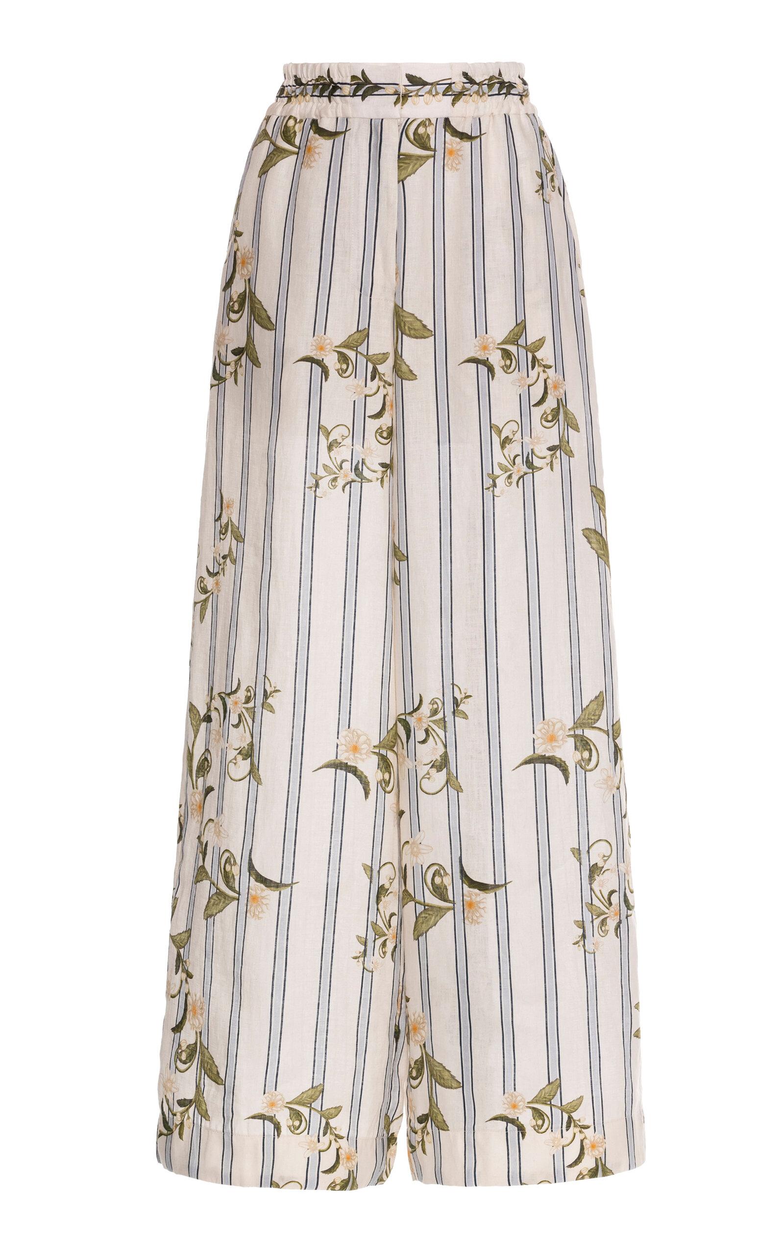 Agua by Agua Bendita Tota Valle Printedinen Trousers - Moda Operandi by AGUA BY AGUA BENDITA