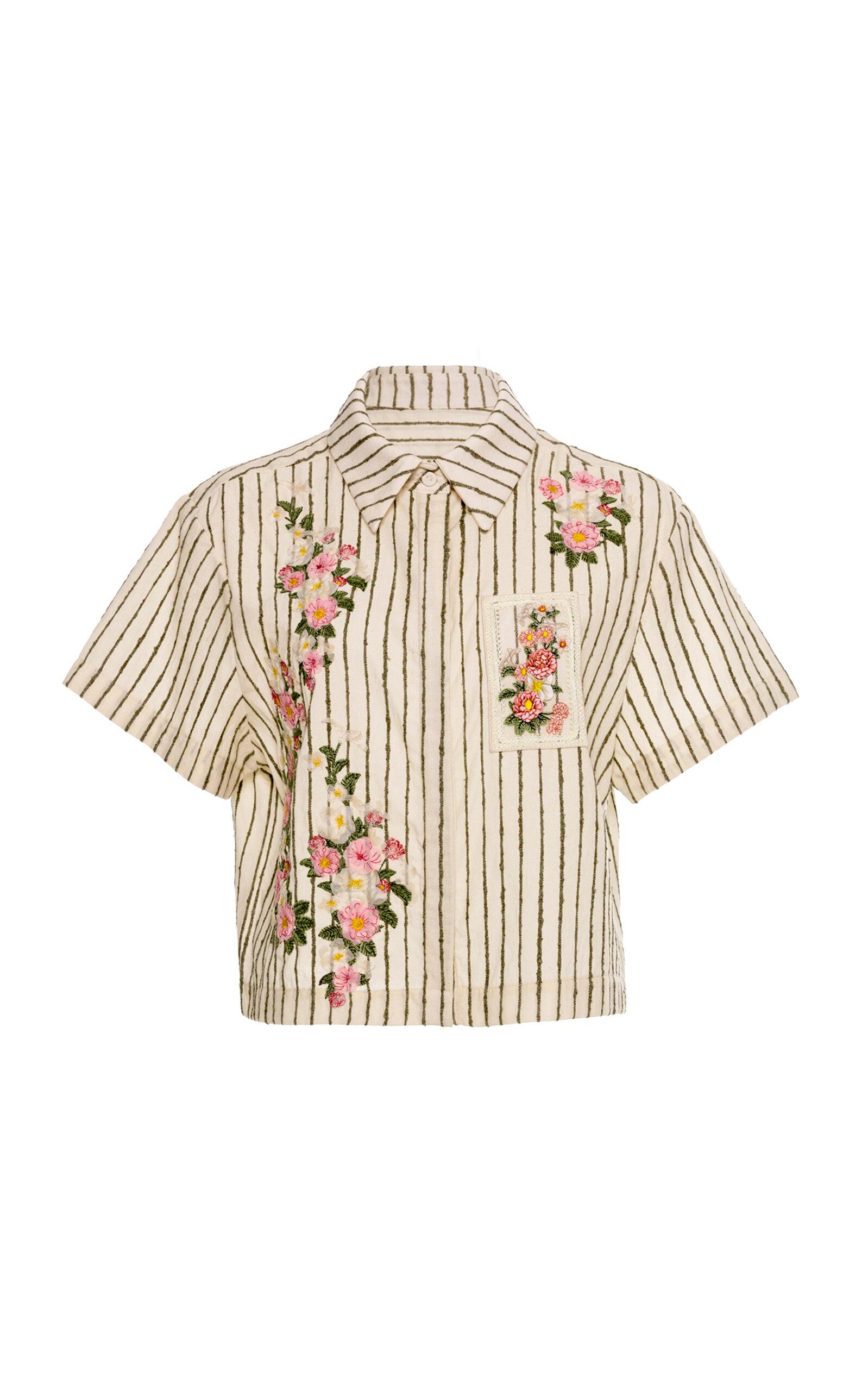 Agua by Agua Bendita Virtuosa Paraiso Printed Cotton Shirt - Moda Operandi by AGUA BY AGUA BENDITA