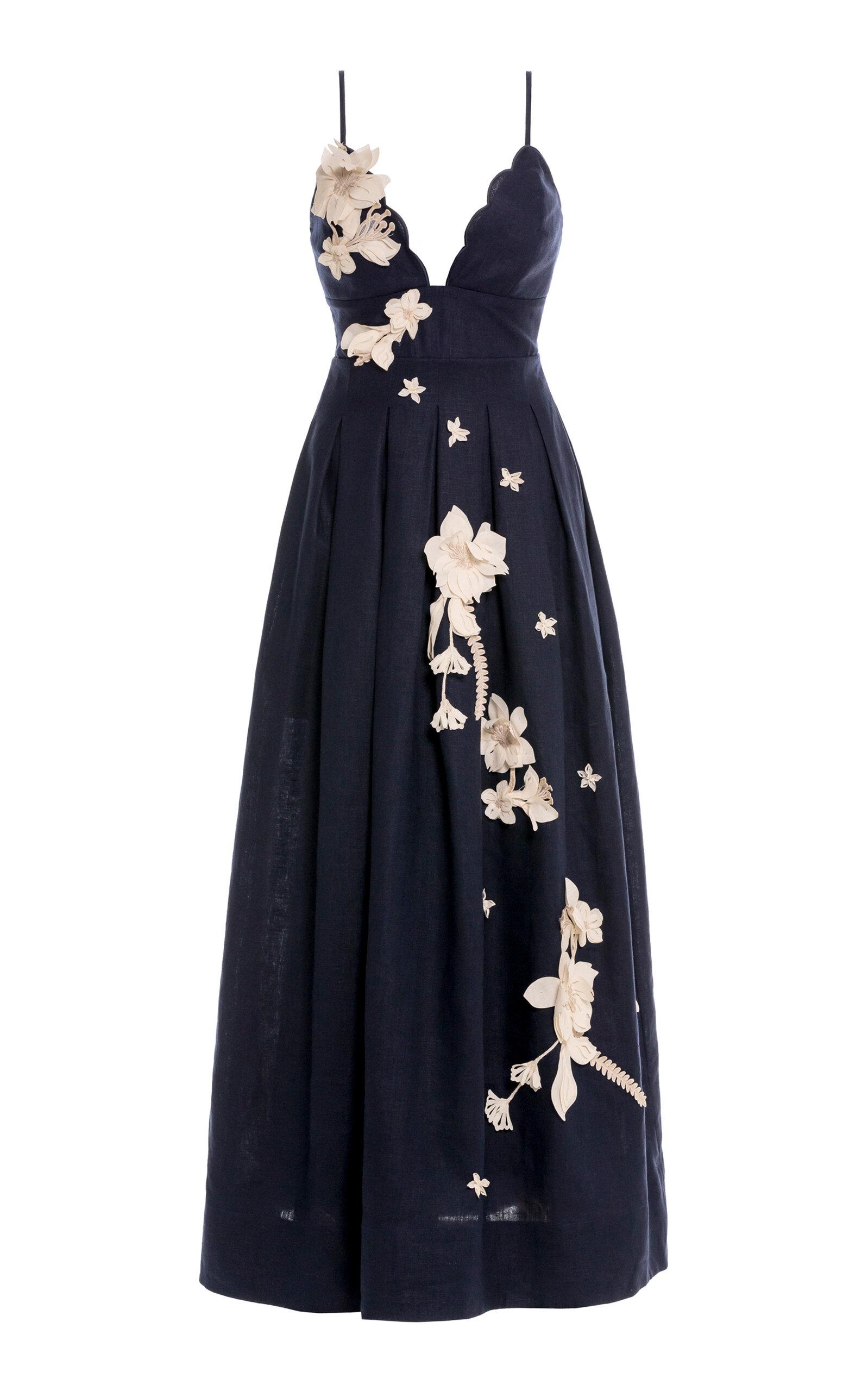 Agua by Agua Benditaula Cauca Linen Maxi Dress - Moda Operandi by AGUA BY AGUA BENDITA