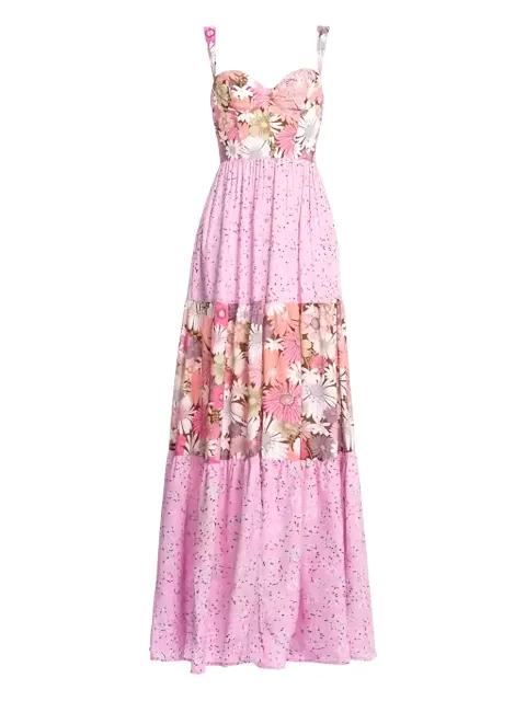 Alanifloral maxi dress by AGUA BY AGUA BENDITA