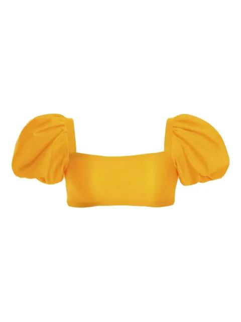 Arabella Calista puffed-sleeves bikini top by AGUA BY AGUA BENDITA