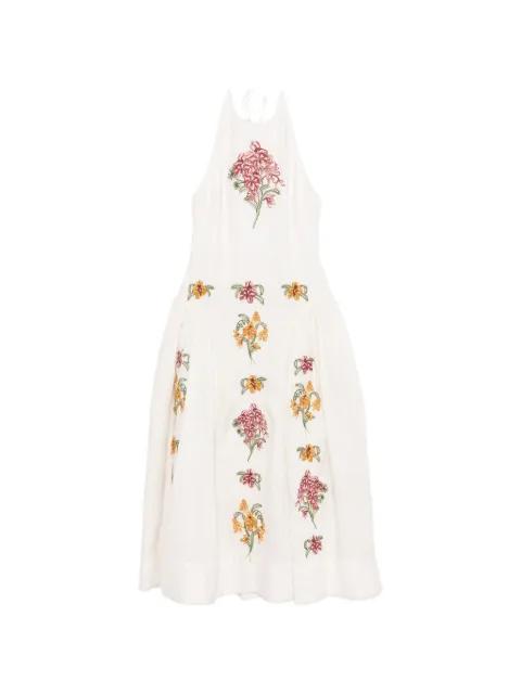 Balsa Cordillera halterneck midi dress by AGUA BY AGUA BENDITA