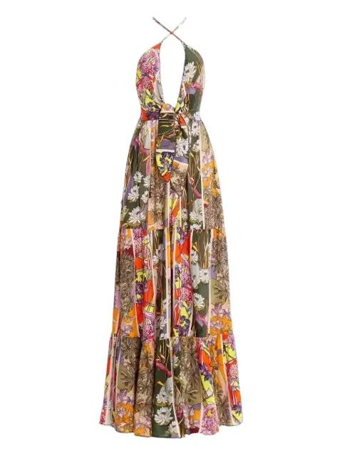 Fairy Suki tie-back floral maxi dress by AGUA BY AGUA BENDITA