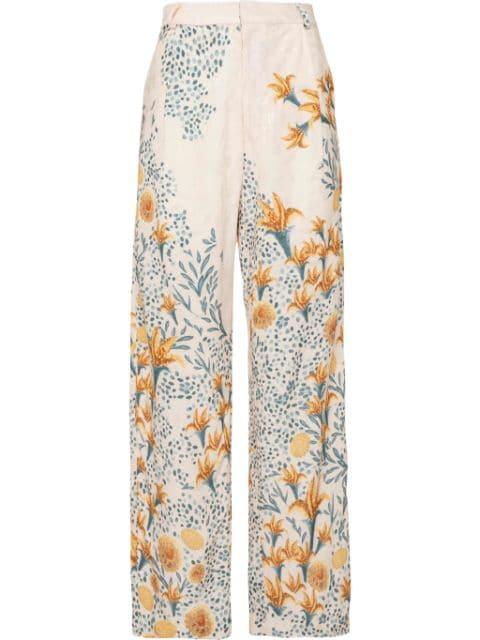 Florecer Capullo trousers by AGUA BY AGUA BENDITA