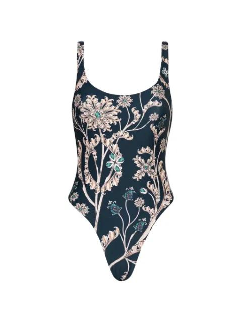 Gema floral swimsuit by AGUA BY AGUA BENDITA