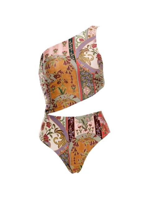 Greisa Aura cut-out one-piece swimsuit by AGUA BY AGUA BENDITA