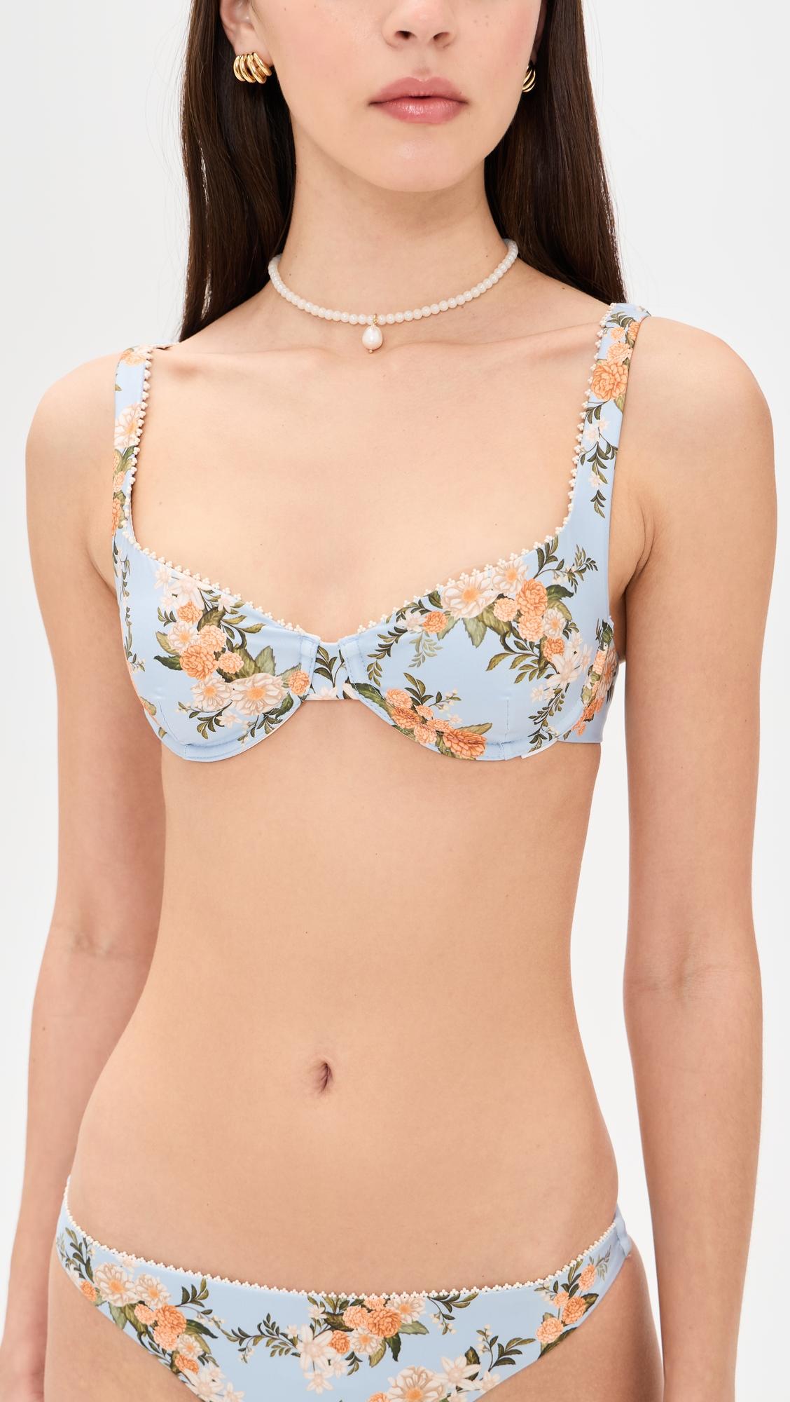 Hacienda Valle Bikini Top by AGUA BY AGUA BENDITA