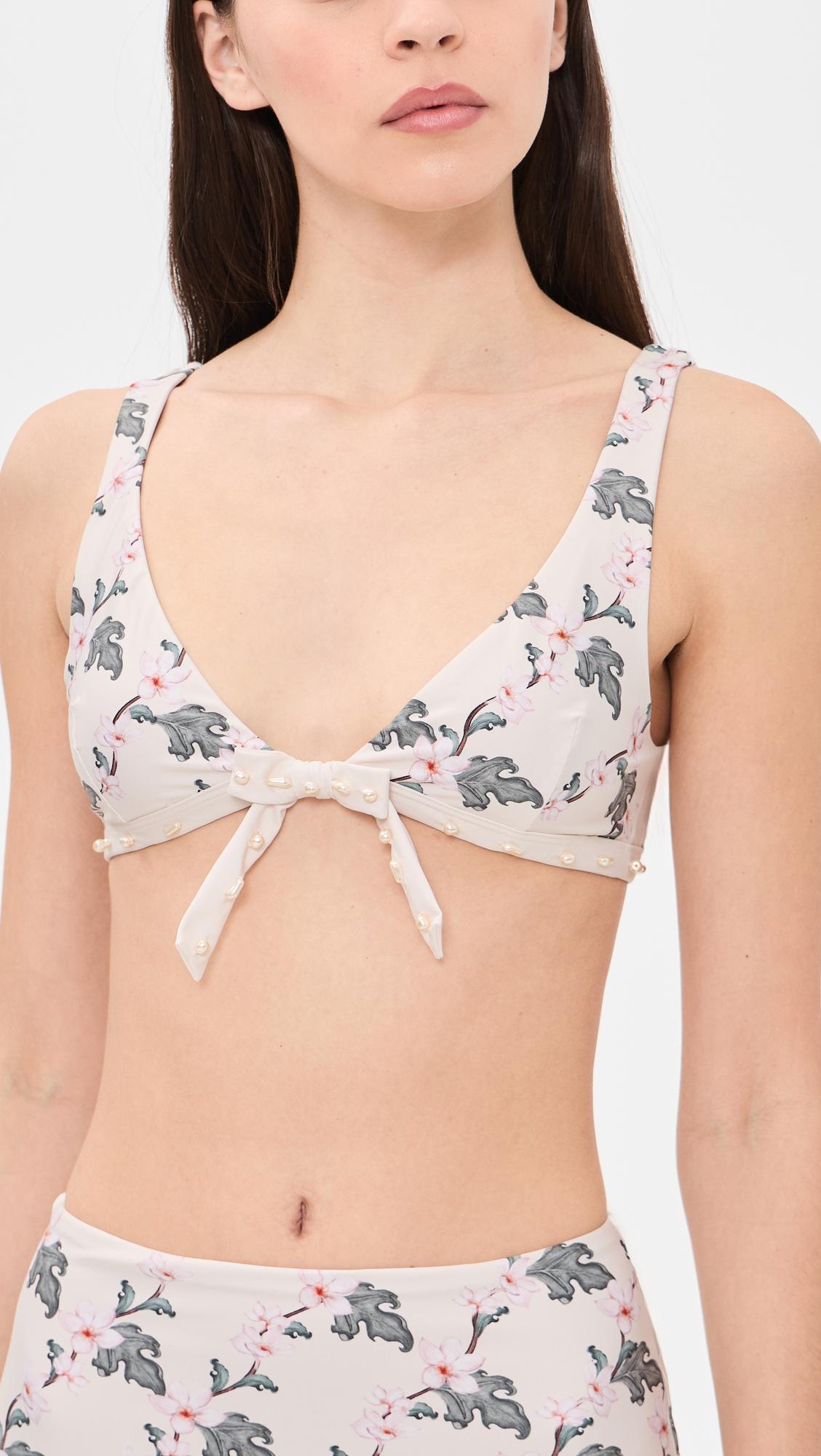 Huerta Anhelo Bikini Top by AGUA BY AGUA BENDITA