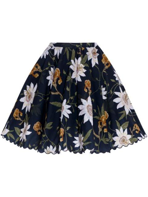 Leonora Pasiflora flared skirt by AGUA BY AGUA BENDITA
