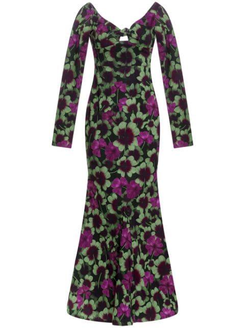 Nube Fortuna floral-print maxi dress by AGUA BY AGUA BENDITA