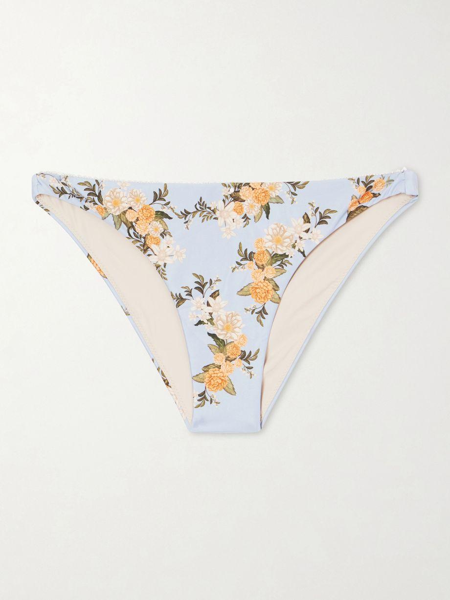 Promesa Valle floral-print bikini briefs by AGUA BY AGUA BENDITA