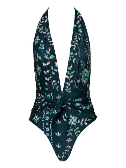 Salm Relicario swimsuit by AGUA BY AGUA BENDITA
