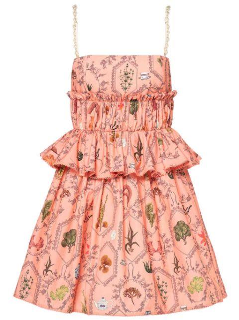 Salvador Encaje embroidered mini dress by AGUA BY AGUA BENDITA