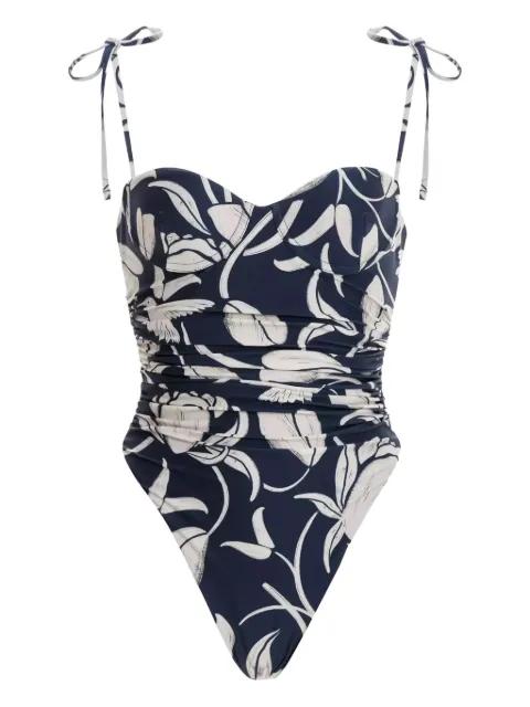 floral-print swimsuit by AGUA BY AGUA BENDITA