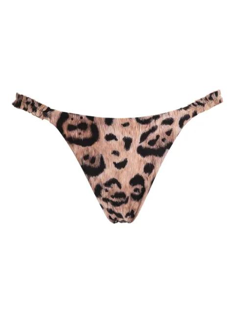 leopard-print bikini bottoms by AGUA BY AGUA BENDITA