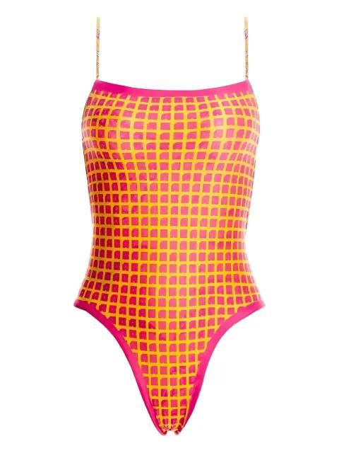 reversible floral swimsuit by AGUA BY AGUA BENDITA