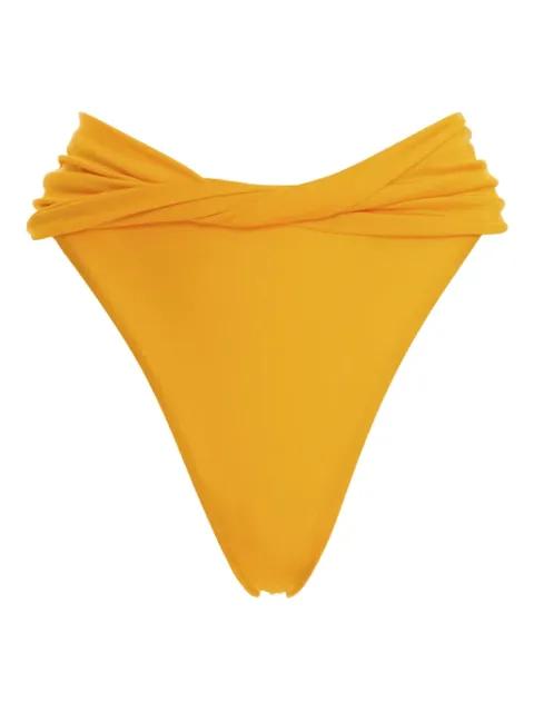 ruched arabella lily bikini bottoms by AGUA BY AGUA BENDITA
