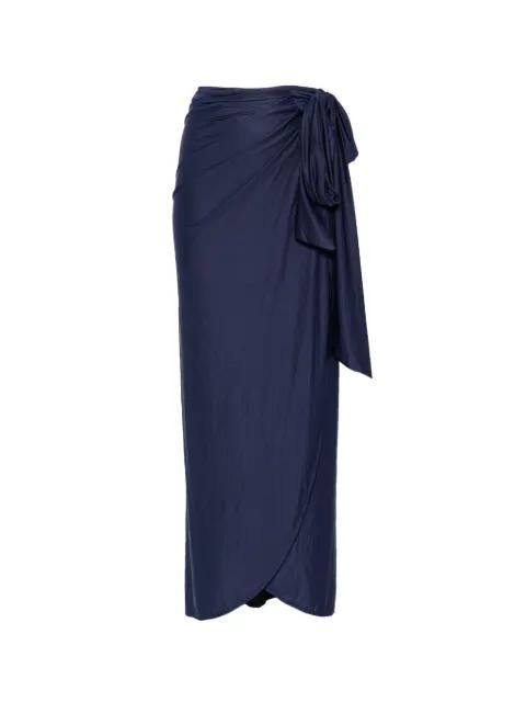knot-detail sarong by AGUA DE COCO