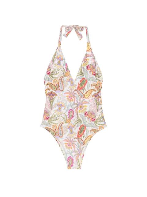paisley-print swimsuit by AGUA DE COCO