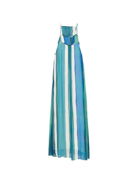 striped maxi dress by AGUA DE COCO