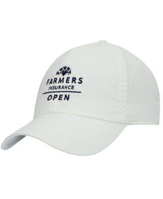 Men's White Farmers Insurance Open Shawmut Adjustable Hat by AHEAD
