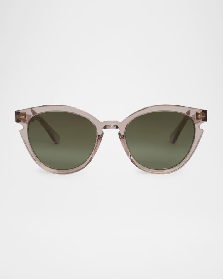 Menilmontant Acetate & Nylon Cat-Eye Sunglasses by AHLEM