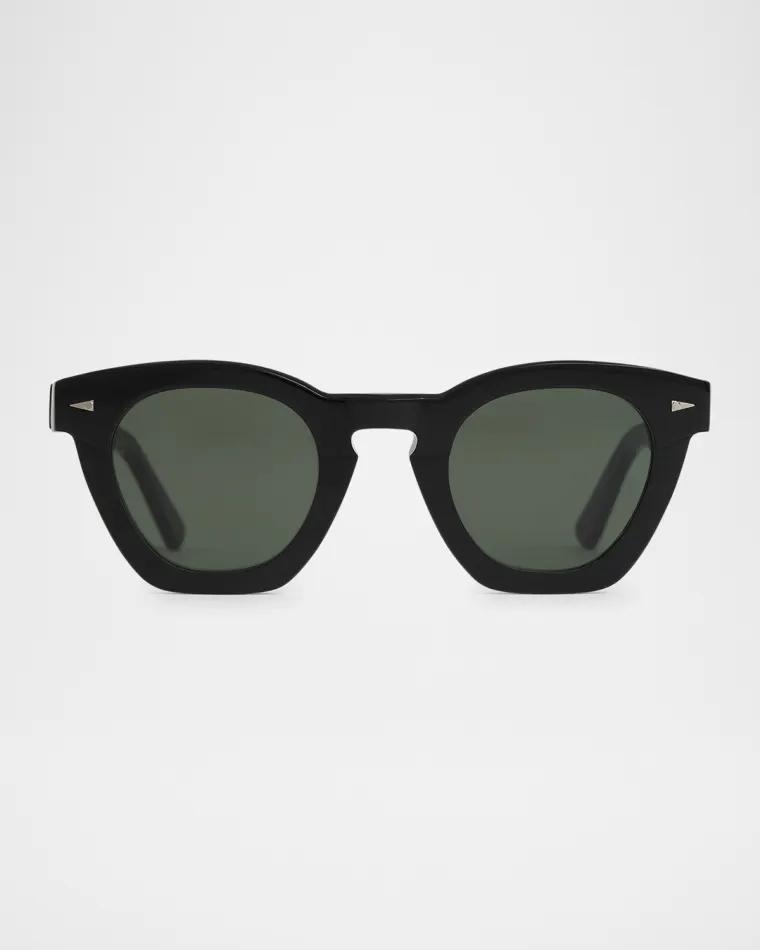 Montorgeuile Acetate & Nylon Square Sunglasses by AHLEM
