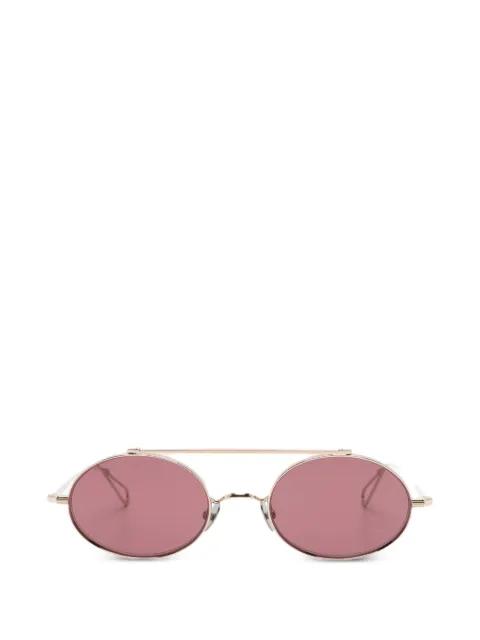 Turbigo oval-frame sunglasses by AHLEM