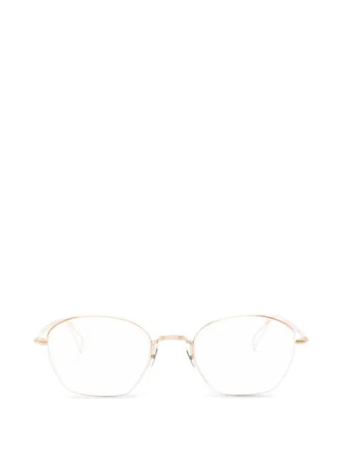 geometric-frame glasses by AHLEM