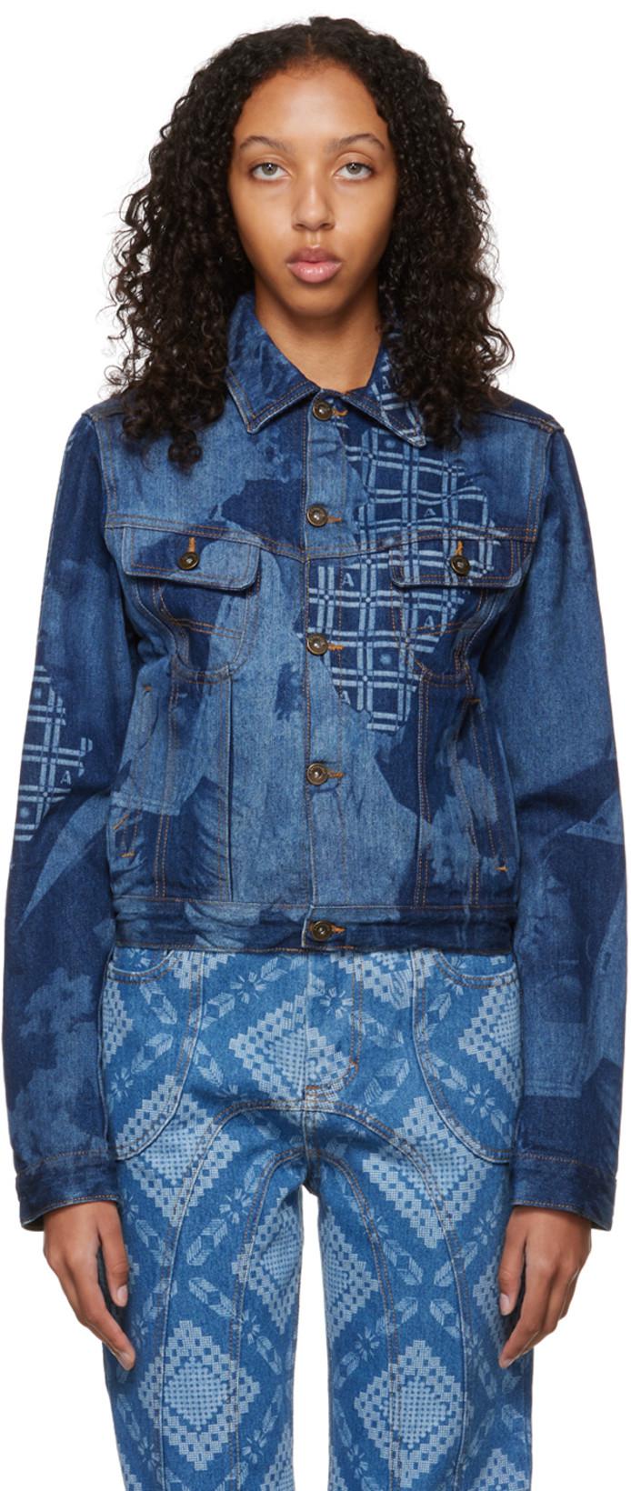 Blue Eyes On You Jacket by AHLUWALIA