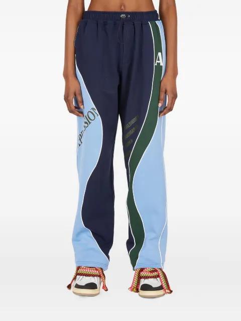Femi panelled wave track pants by AHLUWALIA