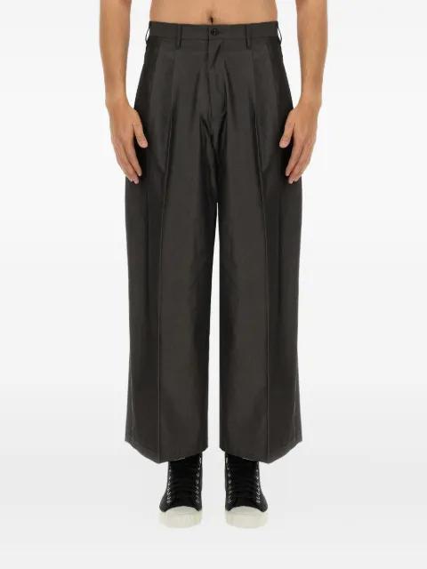 pleated cotton trousers by AIE
