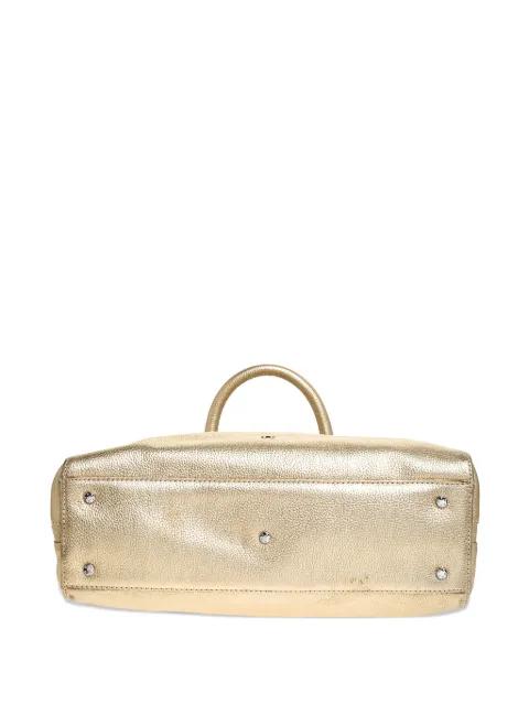 leather satchel bag by AIGNER KIDS