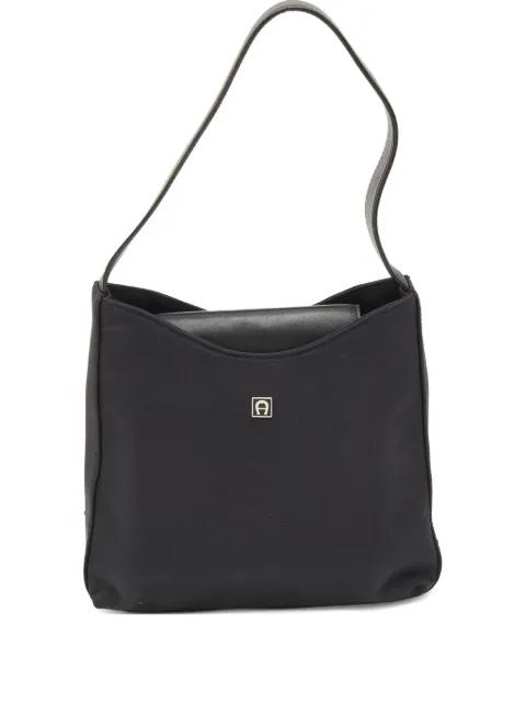 leather shoulder bag by AIGNER VINTAGE