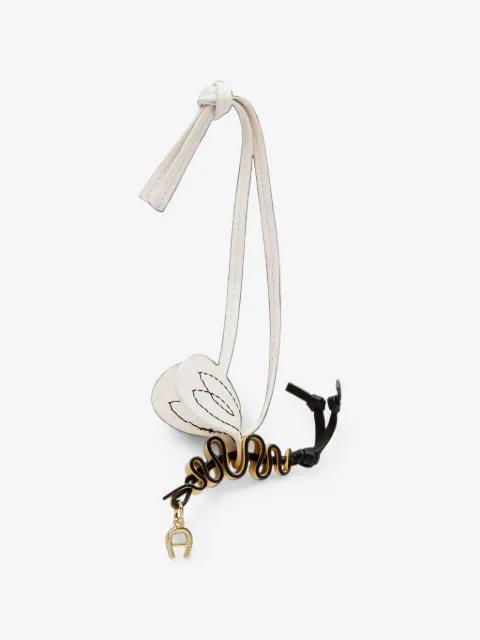 leather bag charm by AIGNER
