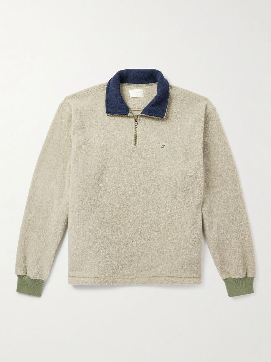 Logo-Embroidered Fleece Half-Zip Sweatshirt by AIME LEON DORE